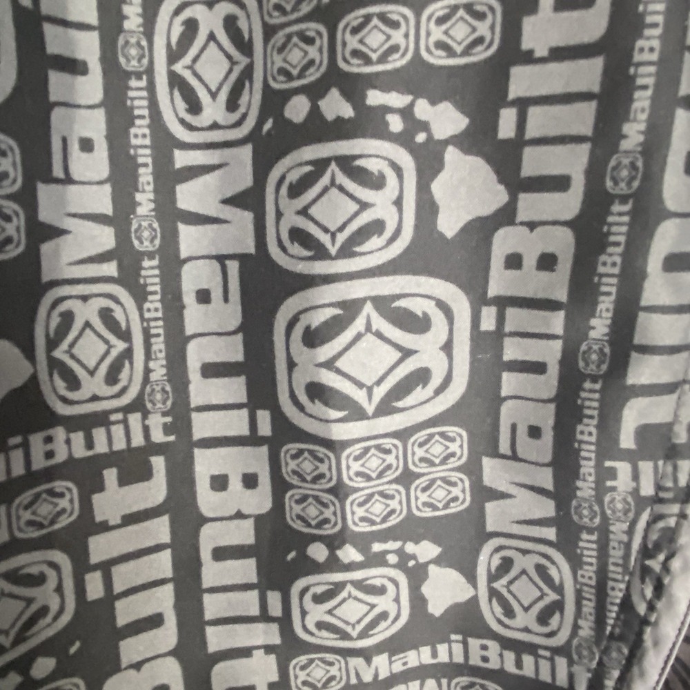 Maui Built Hawaii Board Shorts Pocket All Over Print Swim Surf Men's Size 44 - Picture 3 of 5